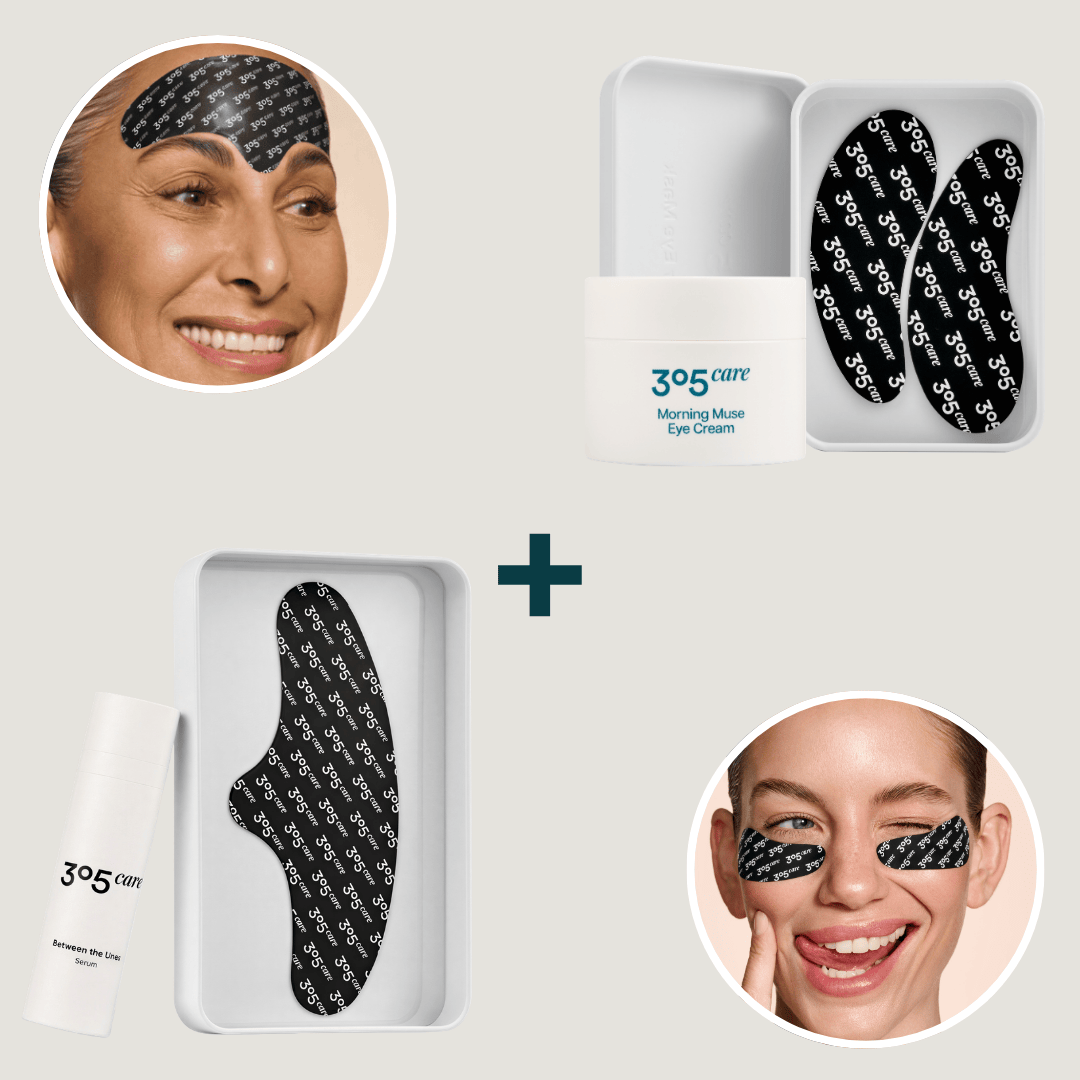 Black Bundle für Augen & Stirn - Morning Glow Eye Care Duo + Lumi Lift Forehead Duo