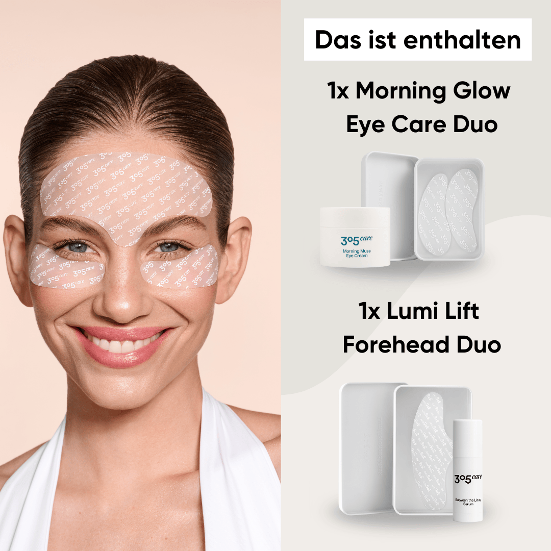 Bundle für Augen & Stirn - Morning Glow Eye Care Duo + Lumi Lift Forehead Duo