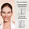 Bundle für Augen & Stirn - Morning Glow Eye Care Duo + Lumi Lift Forehead Duo