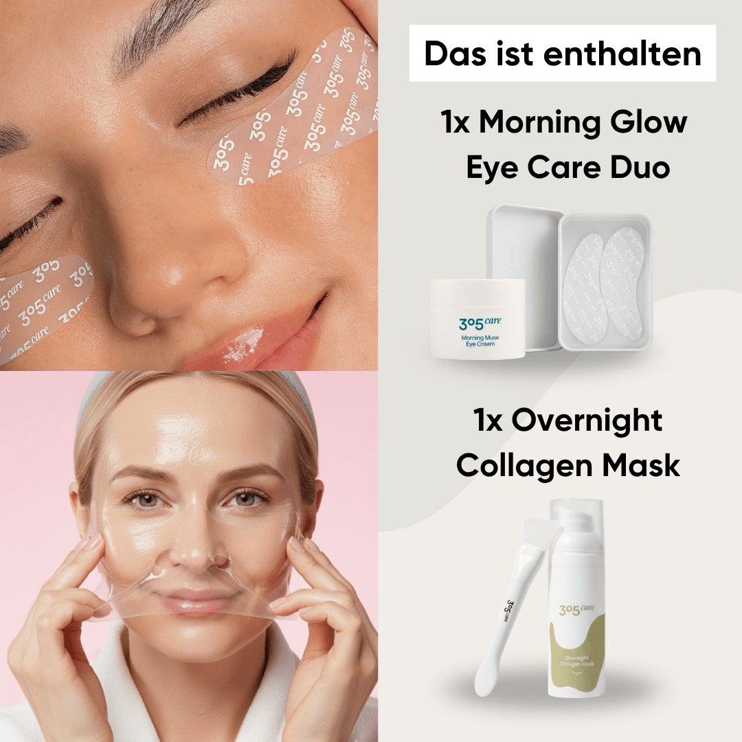 Day-to-Night Revive Set - Morning Glow Eye Care Duo + Overnight Collagen Mask